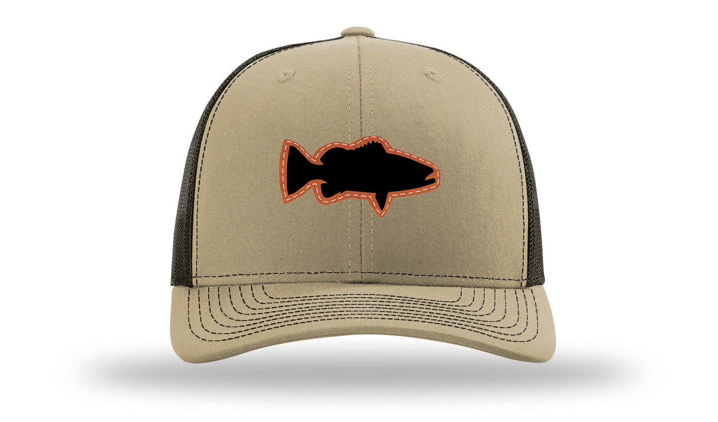 Bass Leather Patch Richardson 112 Hat