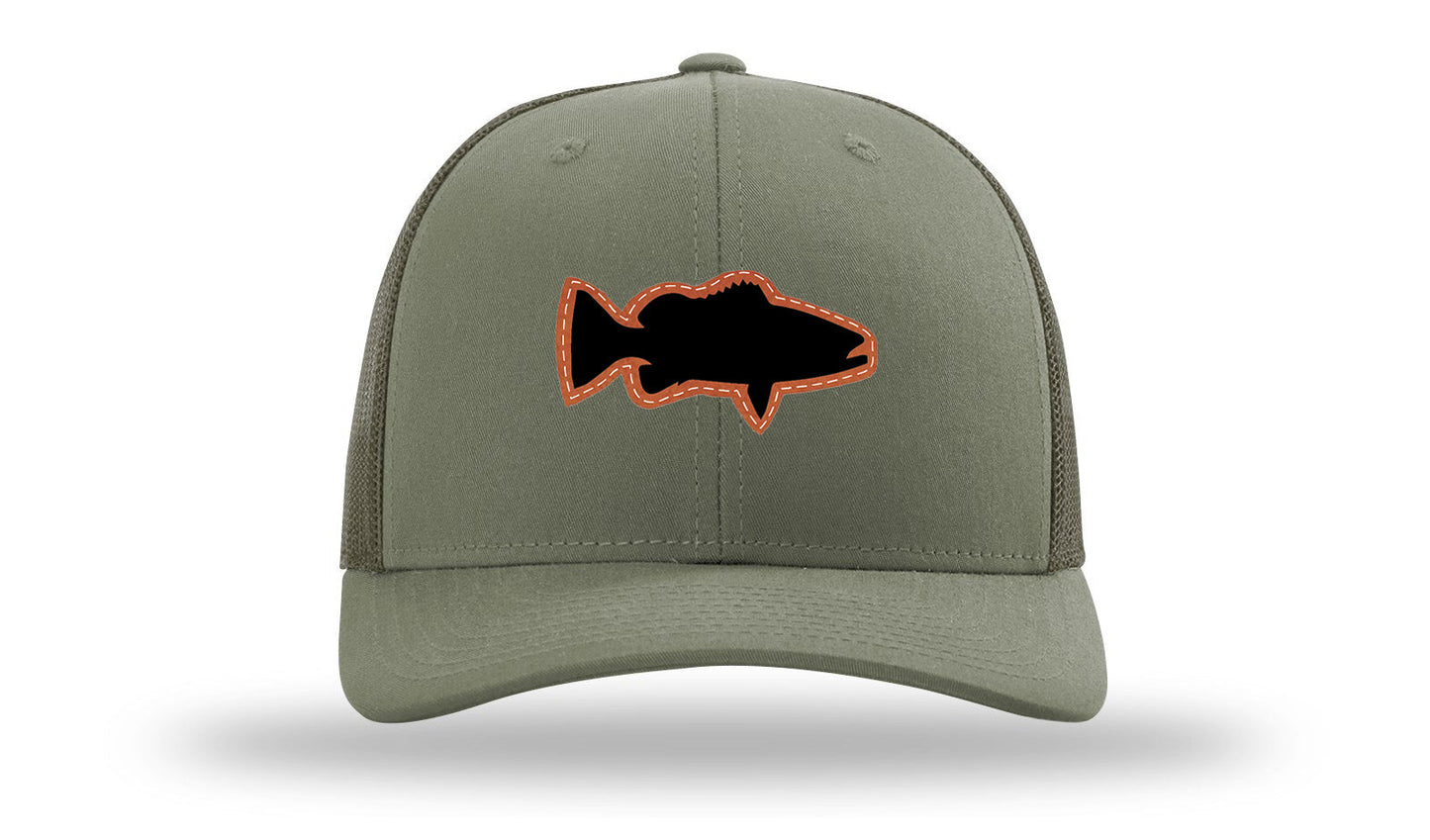 Bass Leather Patch Richardson 112 Hat