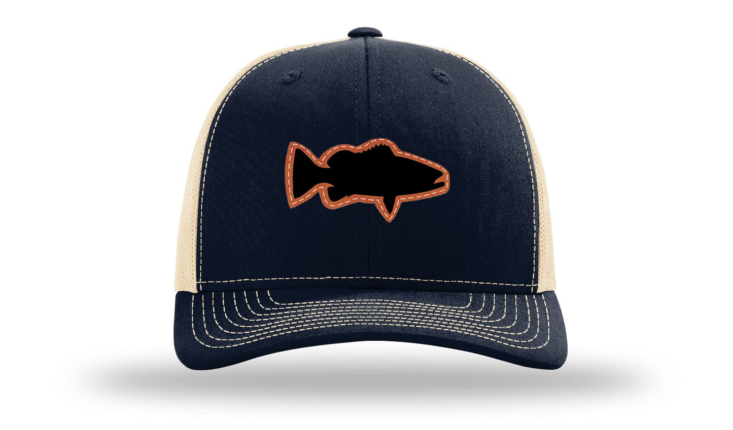 Bass Leather Patch Richardson 112 Hat