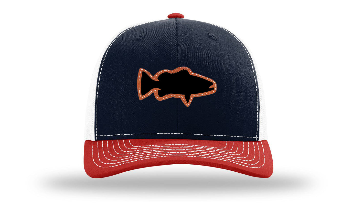 Bass Leather Patch Richardson 112 Hat