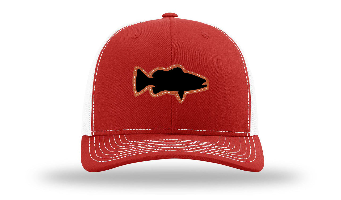 Bass Leather Patch Richardson 112 Hat