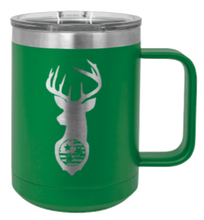 Load image into Gallery viewer, Tristar Flag Deer Laser Engraved Mug (Etched)
