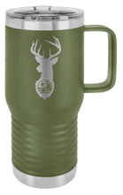 Load image into Gallery viewer, Tristar Flag Deer Laser Engraved Mug (Etched)
