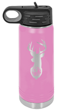 Load image into Gallery viewer, TriStar Flag Deer Laser Engraved Water Bottle (Etched)
