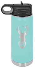 Load image into Gallery viewer, TriStar Flag Deer Laser Engraved Water Bottle (Etched)
