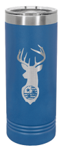 Load image into Gallery viewer, Tristar Flag Deer Laser Engraved Skinny Tumbler (Etched)
