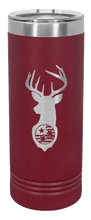 Load image into Gallery viewer, Tristar Flag Deer Laser Engraved Skinny Tumbler (Etched)
