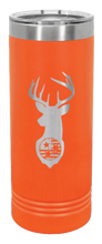 Load image into Gallery viewer, Tristar Flag Deer Laser Engraved Skinny Tumbler (Etched)
