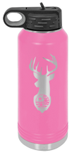 Load image into Gallery viewer, TriStar Flag Deer Laser Engraved Water Bottle (Etched)
