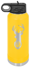 Load image into Gallery viewer, TriStar Flag Deer Laser Engraved Water Bottle (Etched)
