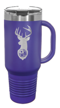 Load image into Gallery viewer, TriStar Flag Deer 40oz Handle Mug Laser Engraved
