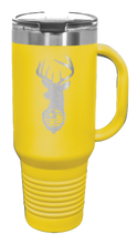 Load image into Gallery viewer, TriStar Flag Deer 40oz Handle Mug Laser Engraved
