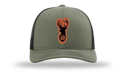 Tristar Flag Deer Leather Patch Richardson 112 Hat