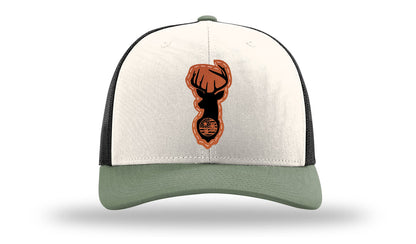 Tristar Flag Deer Leather Patch Richardson 112 Hat