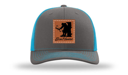 Bow Hunter Leather Patch Richardson 112 Hat