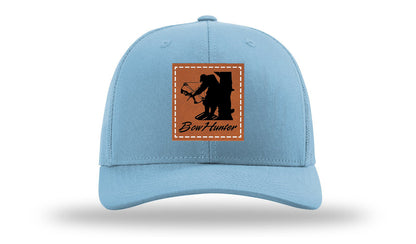 Bow Hunter Leather Patch Richardson 112 Hat
