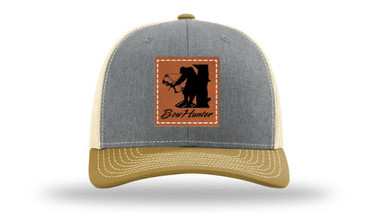 Bow Hunter Leather Patch Richardson 112 Hat