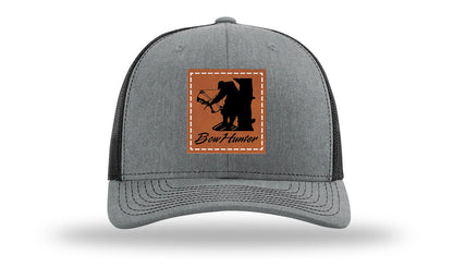 Bow Hunter Leather Patch Richardson 112 Hat