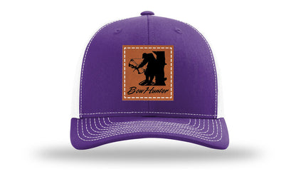 Bow Hunter Leather Patch Richardson 112 Hat