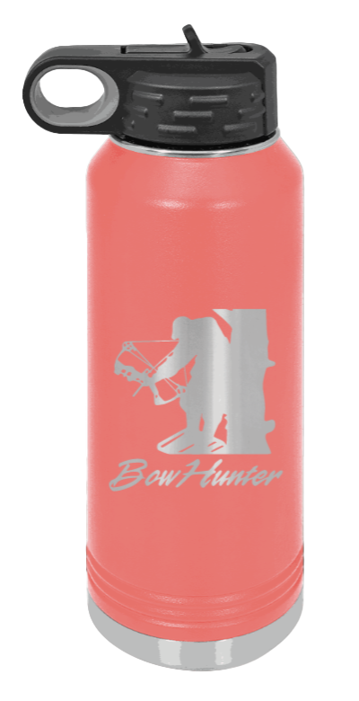 Bow Hunter - 32oz Water Bottle- Coral