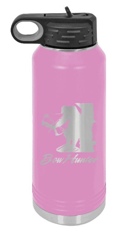 Bow Hunter - 32oz Water Bottle- Light Purple