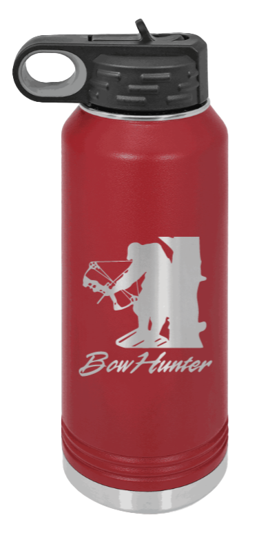 Bow Hunter - 32oz Water Bottle- Maroon