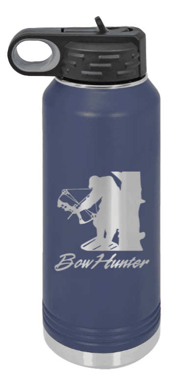 Bow Hunter - 32oz Water Bottle- Navy