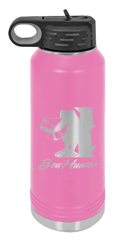 Bow Hunter - 32oz Water Bottle- Pink
