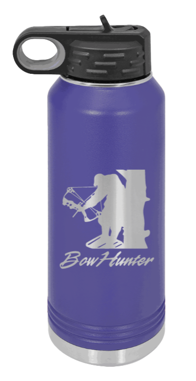 Bow Hunter - 32oz Water Bottle- Purple