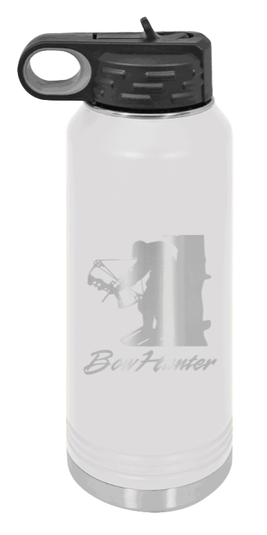 Bow Hunter - 32oz Water Bottle- White