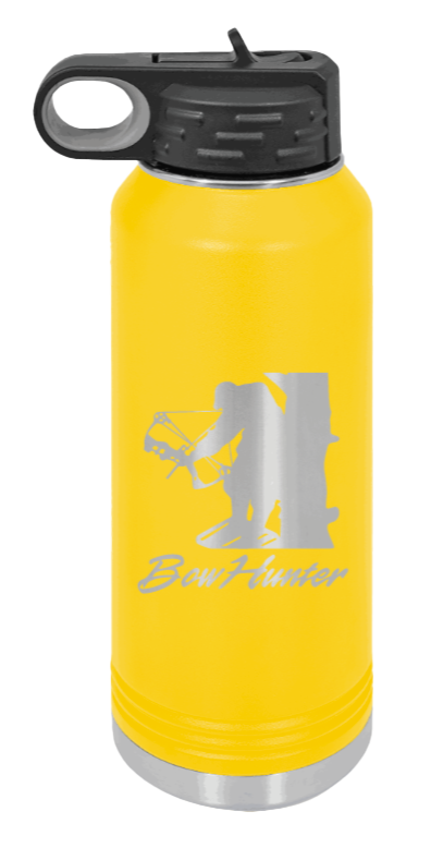 Bow Hunter - 32oz Water Bottle- Yellow