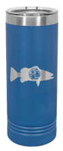 Load image into Gallery viewer, Tristar Flag Fish Laser Engraved Skinny Tumbler (Etched)
