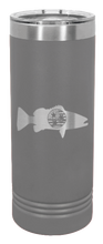 Load image into Gallery viewer, Tristar Flag Fish Laser Engraved Skinny Tumbler (Etched)
