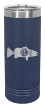 Load image into Gallery viewer, Tristar Flag Fish Laser Engraved Skinny Tumbler (Etched)
