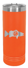 Load image into Gallery viewer, Tristar Flag Fish Laser Engraved Skinny Tumbler (Etched)
