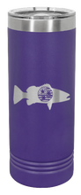 Load image into Gallery viewer, Tristar Flag Fish Laser Engraved Skinny Tumbler (Etched)
