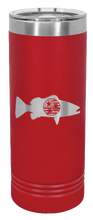 Load image into Gallery viewer, Tristar Flag Fish Laser Engraved Skinny Tumbler (Etched)
