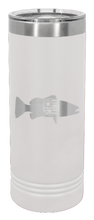 Load image into Gallery viewer, Tristar Flag Fish Laser Engraved Skinny Tumbler (Etched)
