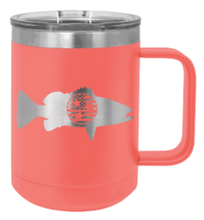 Load image into Gallery viewer, Tristar Flag Fish Laser Engraved Mug (Etched)
