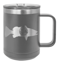 Load image into Gallery viewer, Tristar Flag Fish Laser Engraved Mug (Etched)
