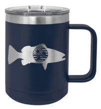 Load image into Gallery viewer, Tristar Flag Fish Laser Engraved Mug (Etched)
