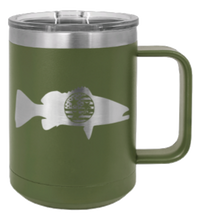 Load image into Gallery viewer, Tristar Flag Fish Laser Engraved Mug (Etched)
