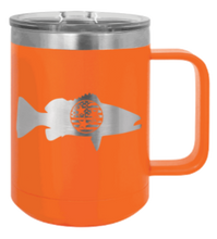 Load image into Gallery viewer, Tristar Flag Fish Laser Engraved Mug (Etched)
