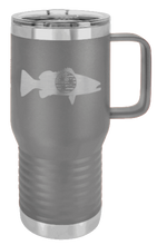 Load image into Gallery viewer, Tristar Flag Fish Laser Engraved Mug (Etched)
