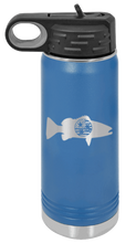 Load image into Gallery viewer, TriStar Flag Fish Laser Engraved Water Bottle (Etched)
