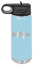 Load image into Gallery viewer, TriStar Flag Fish Laser Engraved Water Bottle (Etched)
