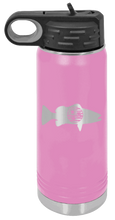 Load image into Gallery viewer, TriStar Flag Fish Laser Engraved Water Bottle (Etched)
