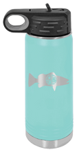 Load image into Gallery viewer, TriStar Flag Fish Laser Engraved Water Bottle (Etched)
