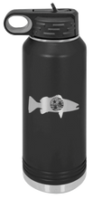 Load image into Gallery viewer, TriStar Flag Fish Laser Engraved Water Bottle (Etched)
