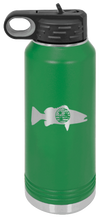 Load image into Gallery viewer, TriStar Flag Fish Laser Engraved Water Bottle (Etched)
